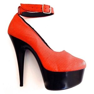 GASOLINE GLAMOUR VERMILLION PUMPS